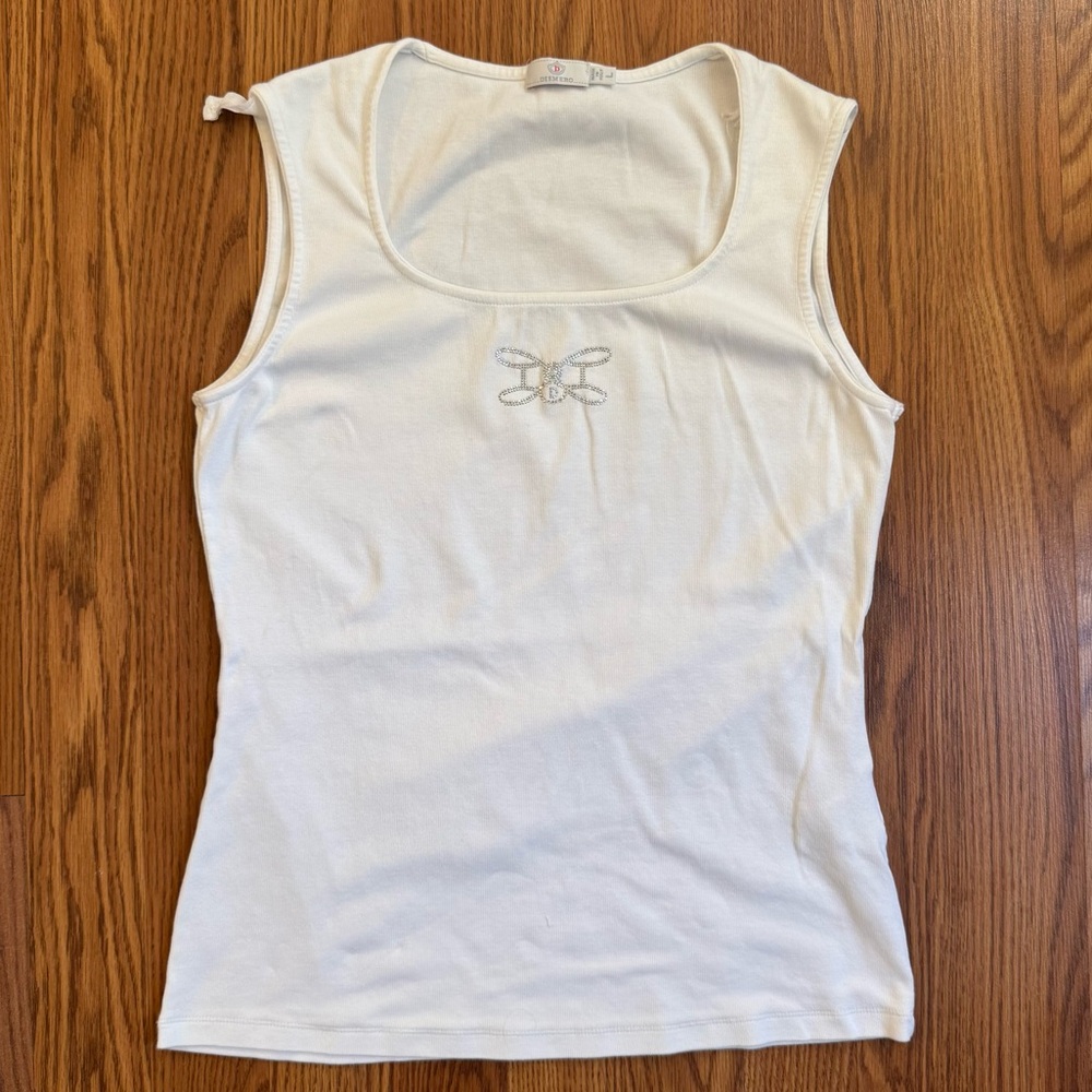 Dismero Vermoda Cotton Blend Tank Top Size Large